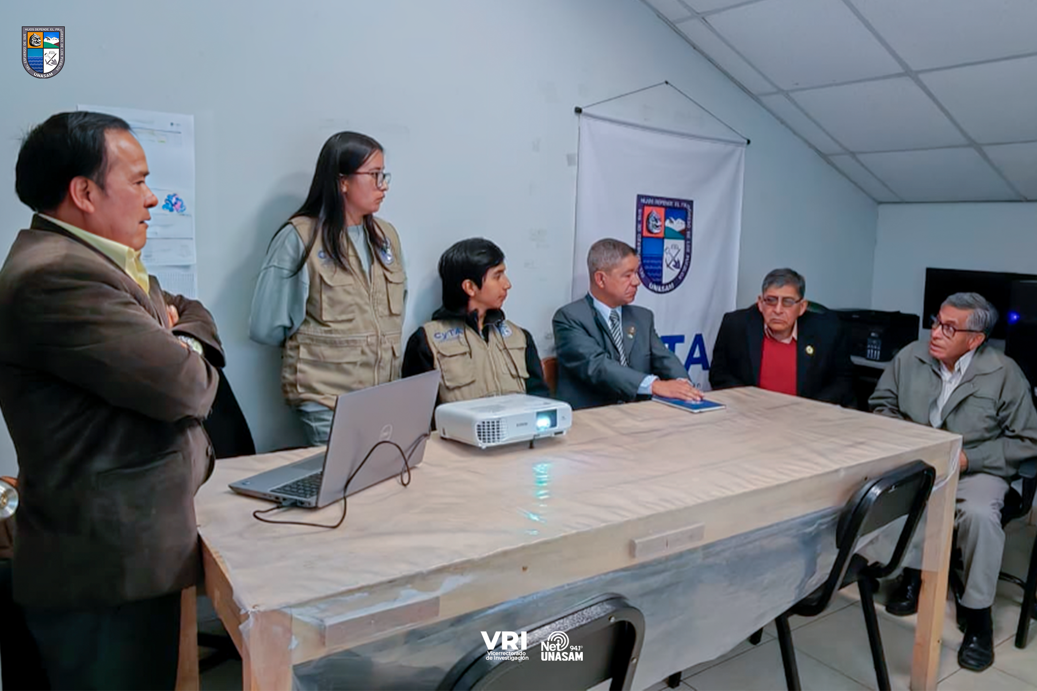 VICERRECTORADO DE INVESTIGACIÓN EVALUÓ AVANCES EN PROYECTO DE BIORREMEDIACIÓN DE AGUAS